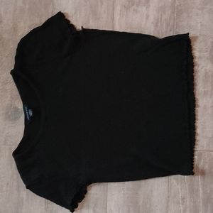 American Eagle Black Fitted Tee
